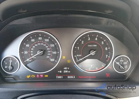 2016 BMW 328I xDrive z USA, uszkodzony, nr VIN WBA8E3G53GNU01401